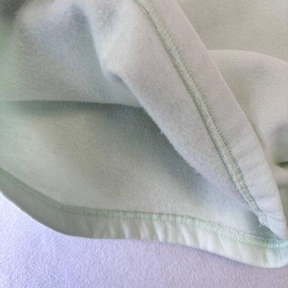 Boxraw Womens Boyfriend Shorts Mint Green Sweat Shorts Casual Size Large - Picture 10 of 15